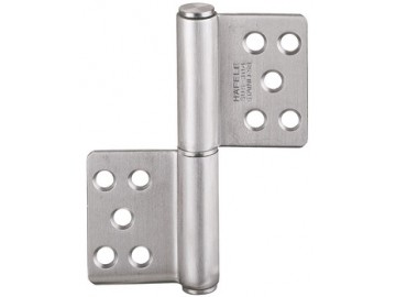 Bản lề lá Hafele kích thước 127 mm trọng lượng cửa ≤80 kg 926.13.903