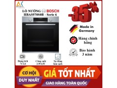 Lò nướng âm tủ Bosch Seri 6 HBA5570S0B - Made In Germany