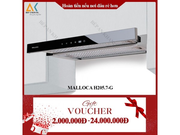 Máy Hút Mùi Âm Bàn MALLOCA H205.7-G -  Made in Trung Quốc