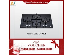 Bếp Gas Âm 4 Vùng Nấu Malloca GHG724-MCB