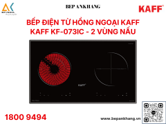 Bếp điện từ 2 vùng nấu kết hợp Kaff KF-073IC - Made in Malaysia